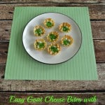 Easy Goat Cheese Bites with Hot Pepper Jelly is a delicious appetizer