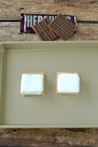 Make Gourmet S'mores indoors with the broiler on your oven.