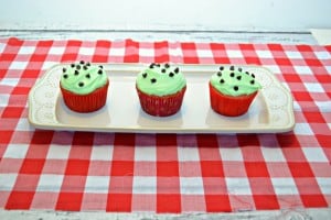 Fun and easy Watermelon Cupcakes