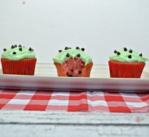 Kids will love these fun Watermelon Cupcakes