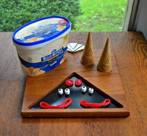 Make a clown sundae for your child using Blue Bunny ice cream and candy!