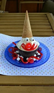 This Clown Sundae is the super fun way to eat Blue Bunny Ice Cream!