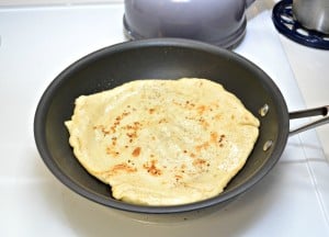 Homemade Naan made in the skillet