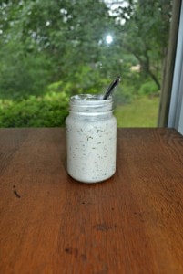 Homemade Ranch Dressing recipe with fresh herbs