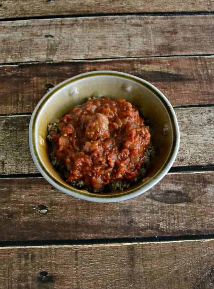 Sausage Rougaille is a tasty sauce made with spicy chorizo sausage, fresh tomatoes, and plenty of herbs.