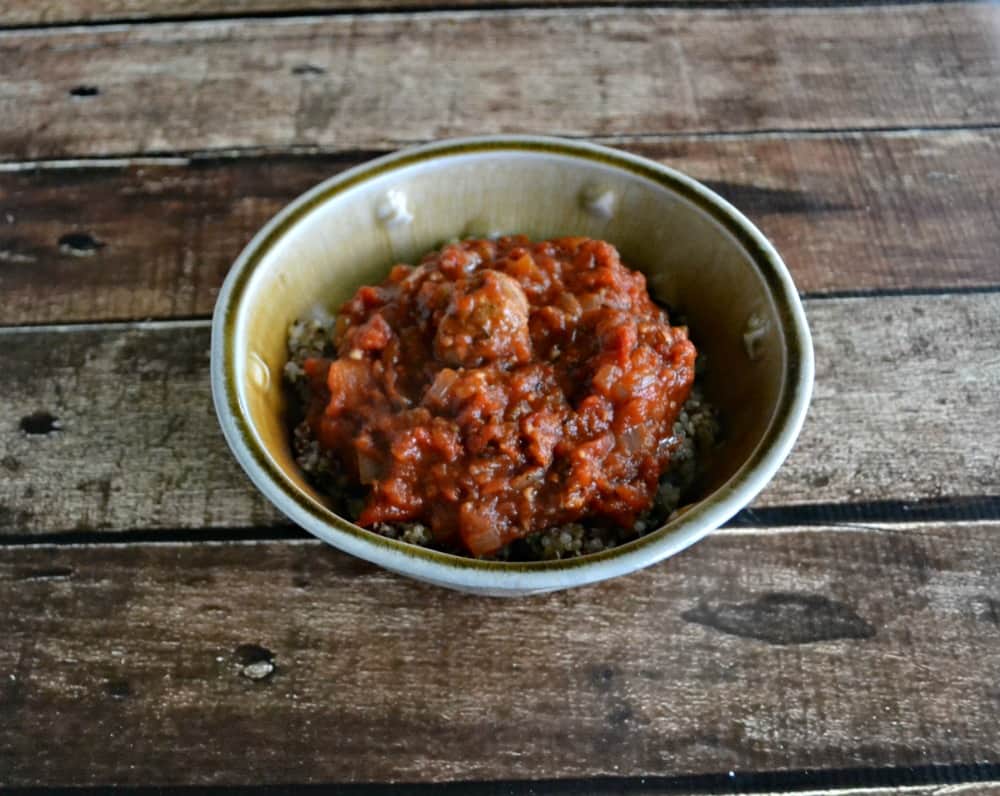 This Sausage Rougaille recipe is a thick and hearty sauce served over rice or couscous.