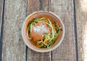 Tasty Zoodles with Vodka Sauce is healthier than a traditional pasta recipe
