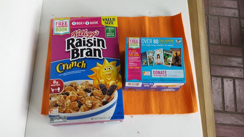 Check out Kellogg's boxes with special codes for free books!