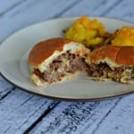 Tasty grilled burgers stuffed with jalapenos and Dubliner cheese