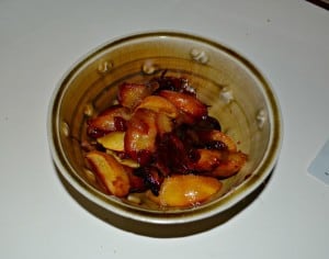 Roasted Peaches and Plums for a tasty parfait