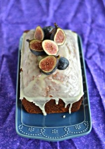 Fig Almond Tea Cake is a delicious dessert or afternoon snack