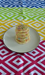 Funfetti Cookies are colorful and delicious!