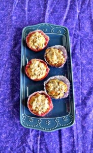 Delicious Blackberry Plum Muffins are made with coconut flour and coconut oil for gluten free goodness!