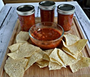 Simple Salsa is a delicous classic salsa recipe perfect for canning.