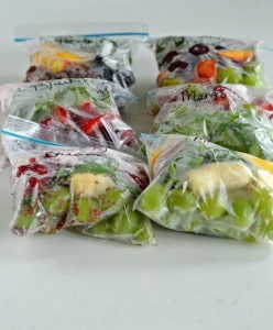 Smoothie packs are great for back to school breakfasts!