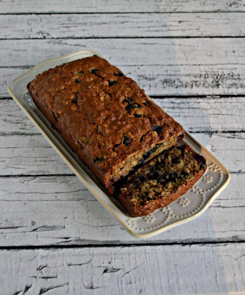 Delicious Blueberry Banana Bread is bursting with flavor