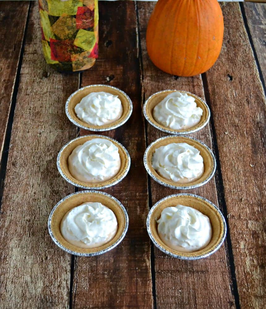 Try these Effortless Pumpkin Pies...they only have 3 ingredients!