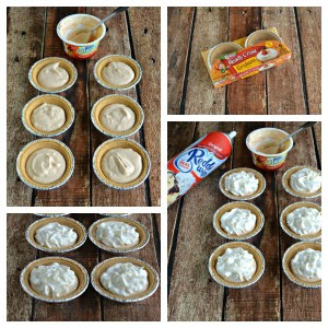 Just a few easy steps to make this Effortless 3 Ingredient Pumpkin Pies!