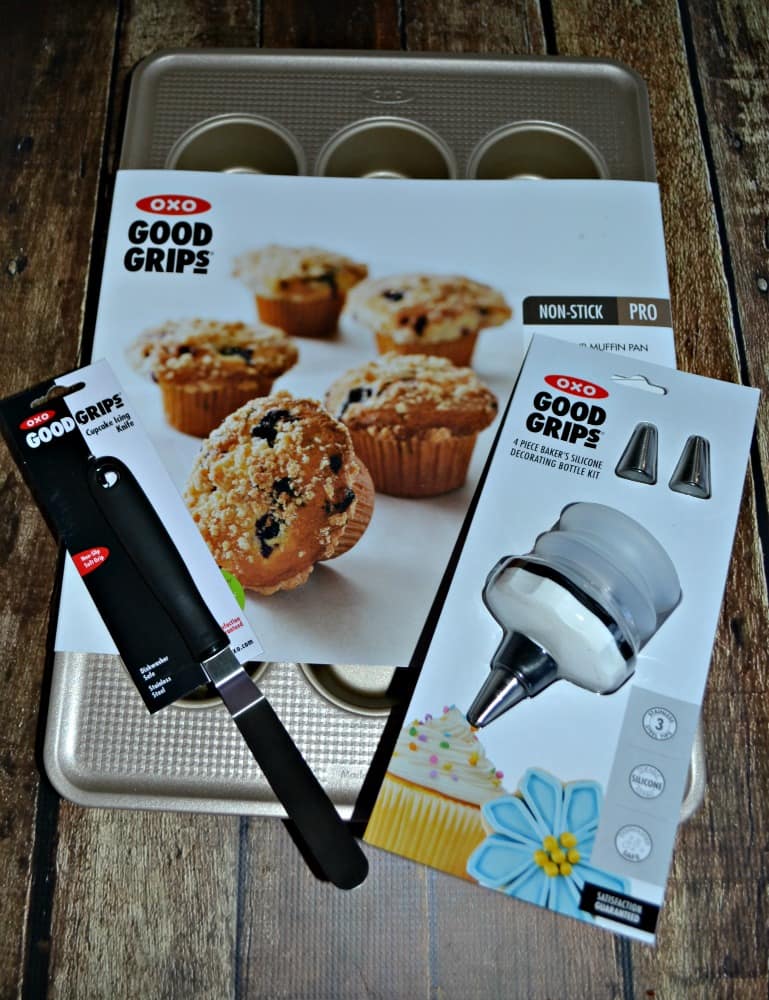Thanks to OXO for this awesome Cupcake set to help with Cookies for Kids' Cancer