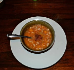 Love these flavor of this Bean and Bacon Soup