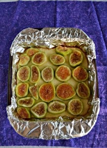 Creamy Honey Cheesecake topped with Fresh Figs