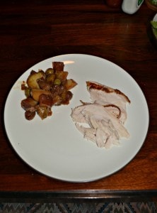 Delicious Roasted Chicken with Grapes and Olives