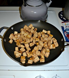 Vegetarian Tofu Nachos