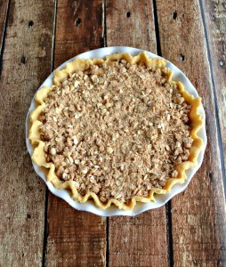 Apple Pear Crumble Pie made with King Arthur Flour and Kerrygold Butter