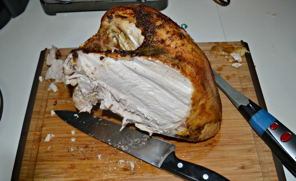 Have a small family? Make this Roasted Turkey Breast with Homemade Gravy