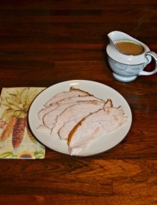 Check out this moist and juicy roasted turkey breast with easy homemade gravy.