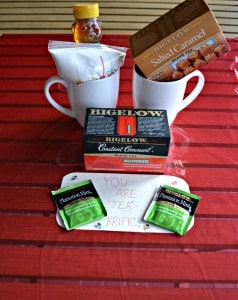 Make a "tea-rrific" gift basket for the holidays