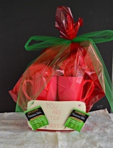 Make this "tea-rrific" gift basket in just minutes!
