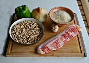 Hoppin' John is a traditional southern dish eaten on New Year's Day but it's great all year round!