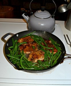 I love how easy and flavorful this Honey and Sesame Soy Glazed Pork with Green Beans Recipe is!