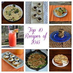 Top 10 Recipes of 2015 on Hezzi-D's Books and Cooks