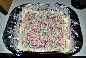 Make this delicious White Chocolate Peppermint Fudge