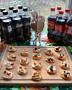 Get your Game Day snack on with RITZ cracker fruit tarts and Mediterranean appetizer bites