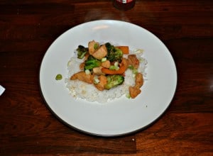 Enjoy this flavorful Thai Chicken and vegetables over rice