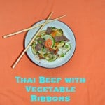 Make Thai Beef with Vegetable Ribbons for a flavorful and healthy entree