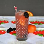 Make your sangria fruity with blackberries and oranges!