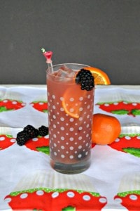 Tasty and pretty Blackberry Orange Sangria is easy to make! No simple syrup required.