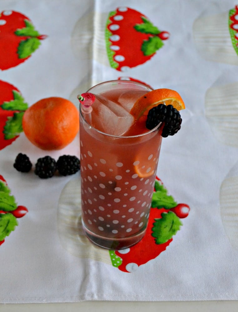 Sip on this tasty Blackberry Orange Sangria at happy hour.