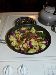 This Bacon and Broccoli with Red Cabbage is a bright and flavorful side dish