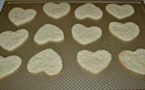 Make these Lemon flavored heart shaped cookies!