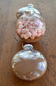 Enjoy Hot Chocolate ornaments on your tree or in your mug with two tasty flavors!