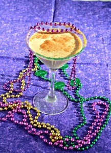 King Cake Cocktail is a delicious spiced drink that's a great Mardi Gras recipe