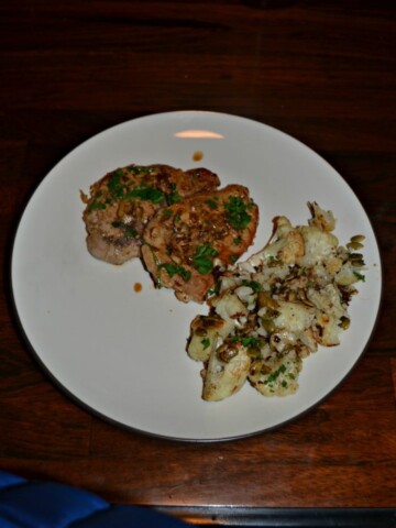 I love all of the flavors in these Pork Chops with Almond and Paprika Vinaigrette