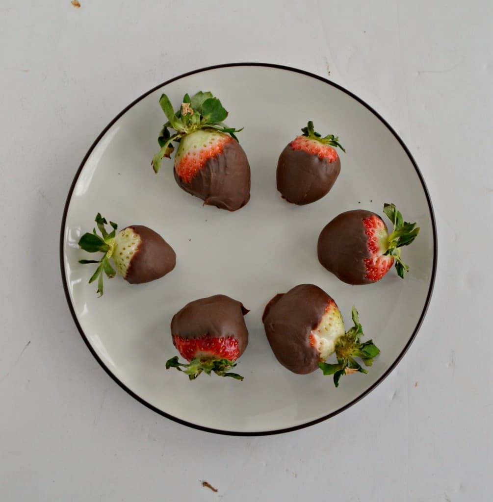 Chocolate Covered Strawberries can turn an ordinary cake into something special!