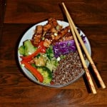 Check out this amazing Korean BBQ Tofu Bowl! It's full of delicious flavors and it's gorgeous too!