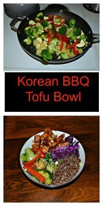 Check out this easy, healthy, and delicious Korean BBQ Tofu Bowl